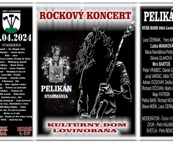 Rockový koncert Lovinobaňa 20.4.2024