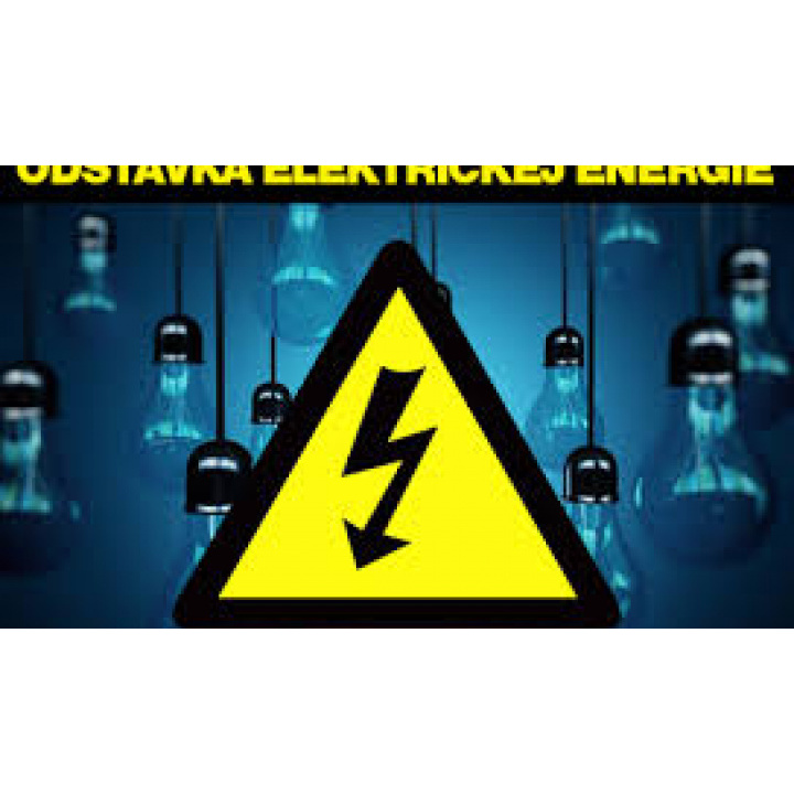 Oznámenie o prerušení distribúcie elektriny 07 08 2024