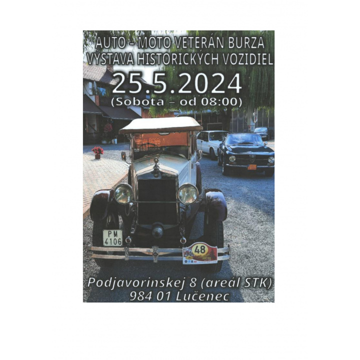 Výstava historických vozidiel 25 5 2024